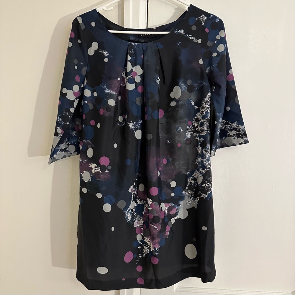 Sisley printed mini dress